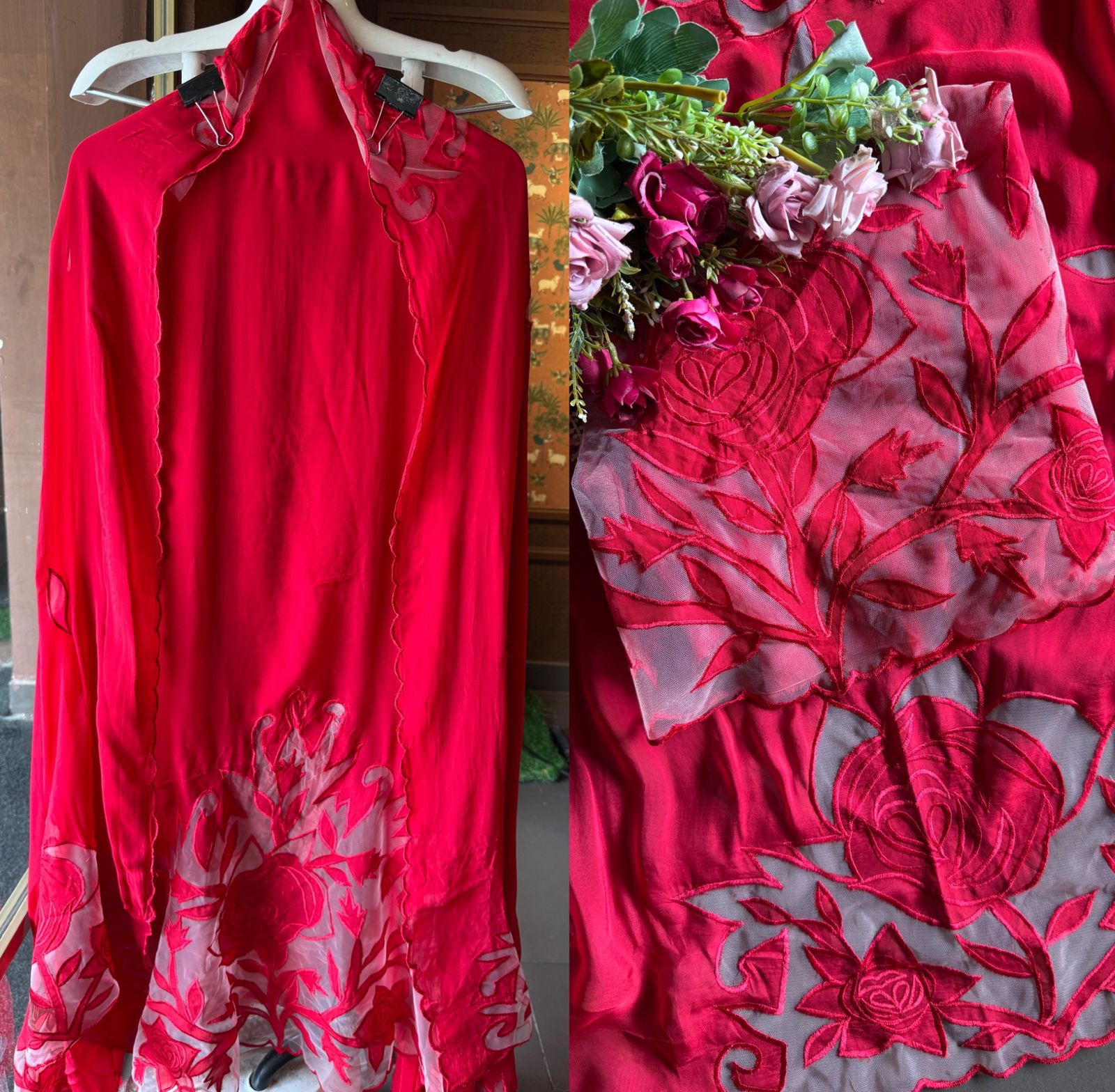 Pure Mul Mul soft  muslin unstitched Kurta