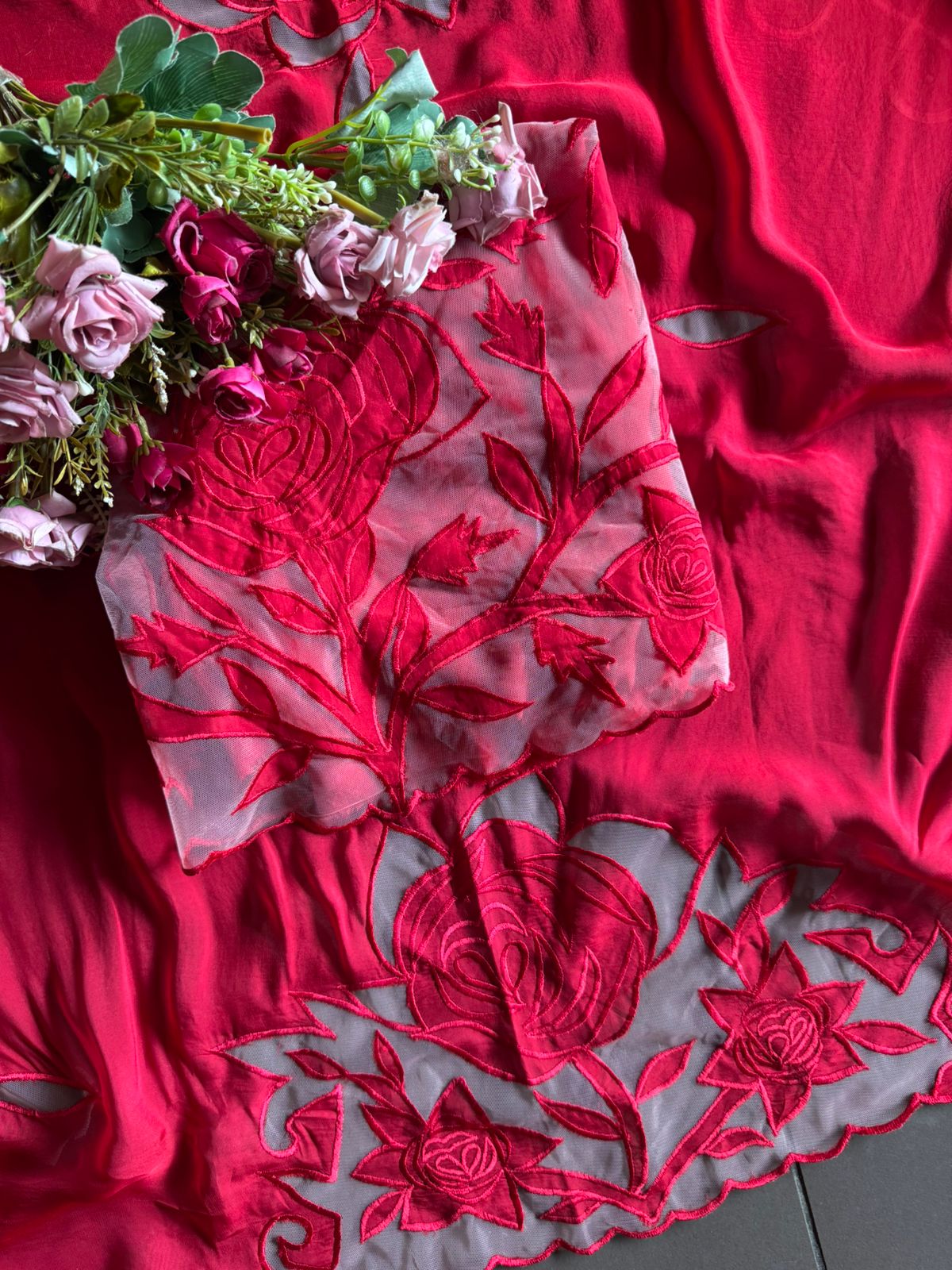 Pure Mul Mul soft  muslin unstitched Kurta