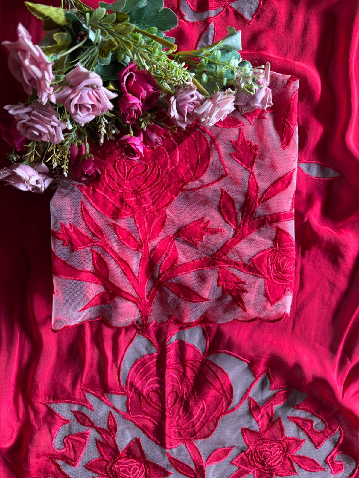 Pure Mul Mul soft  muslin unstitched Kurta