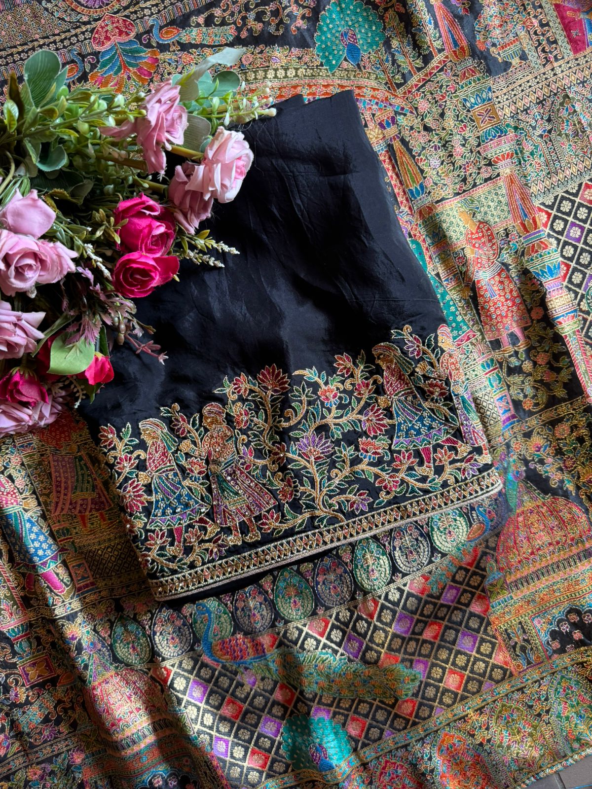 Soft silk Shirt Unstitched with No neckline