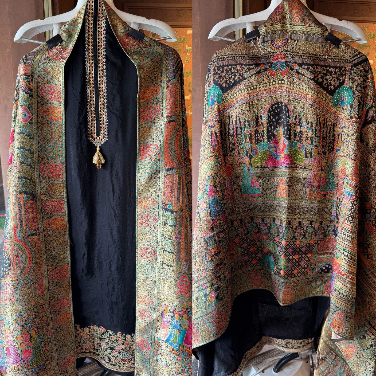 Soft silk Shirt Unstitched with No neckline