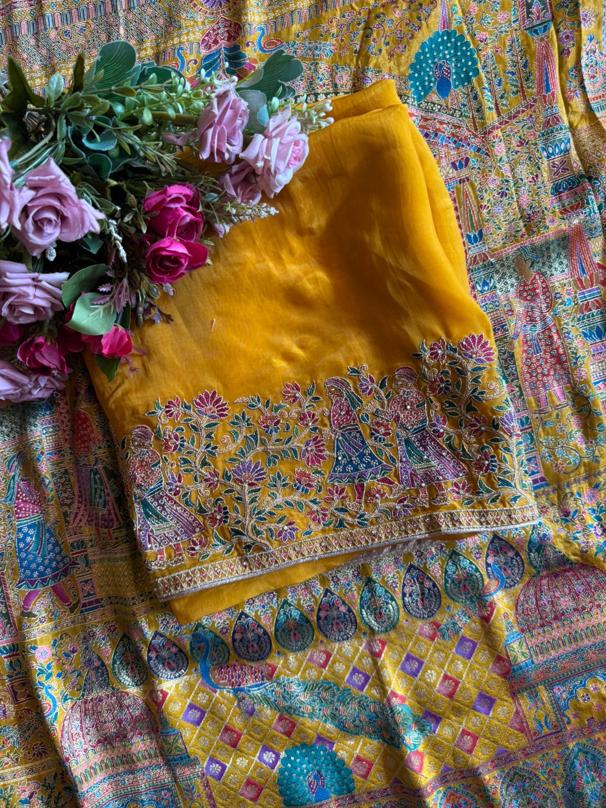 Soft silk Shirt Unstitched with No neckline