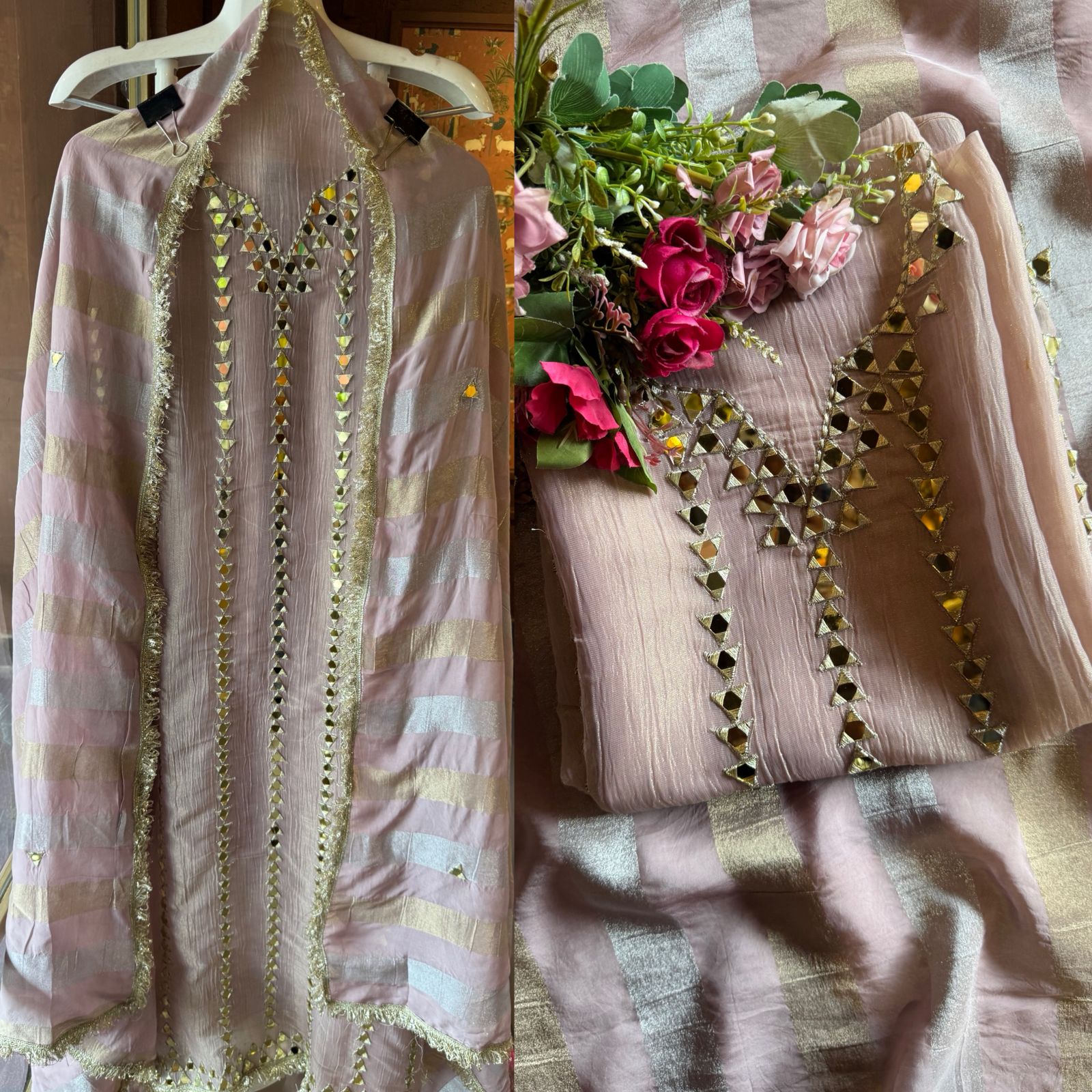 Crushed tissue unstitched Shirt