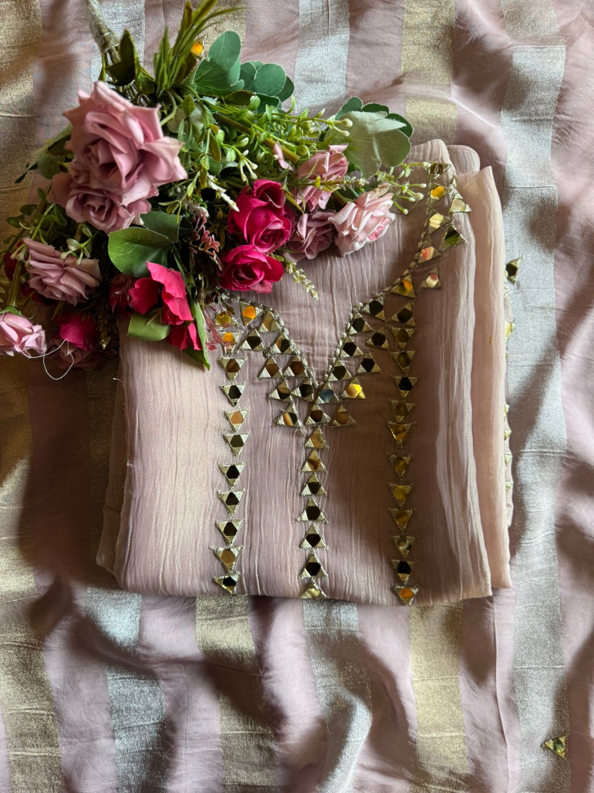 Crushed tissue unstitched Shirt