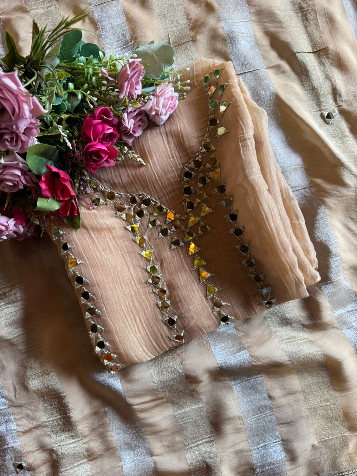 Crushed tissue unstitched Shirt