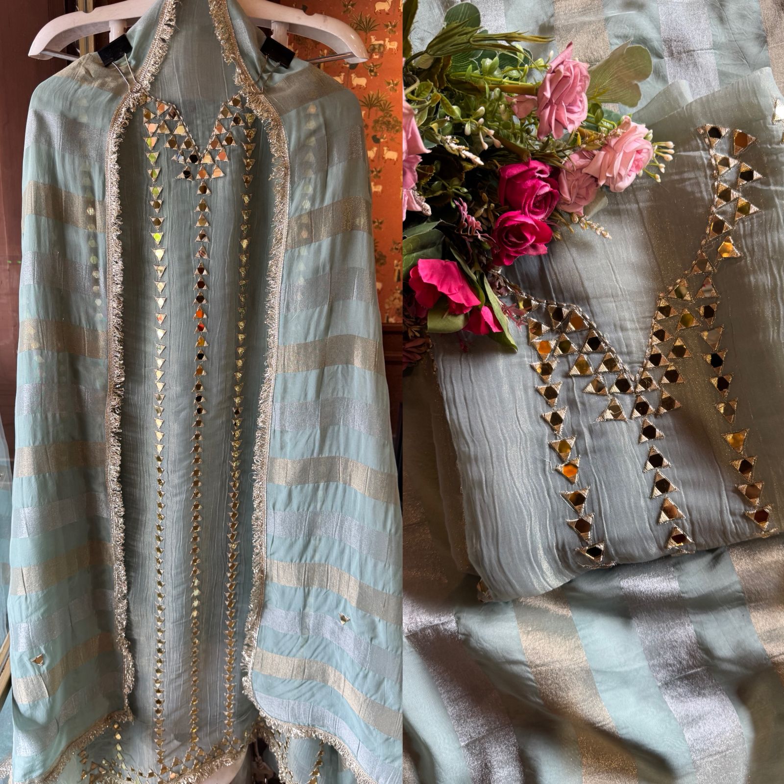 Crushed tissue unstitched Shirt