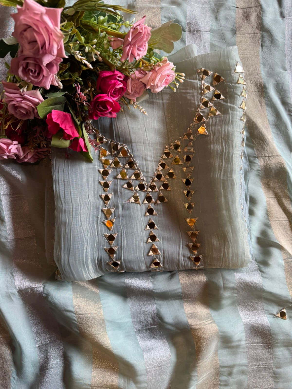 Crushed tissue unstitched Shirt