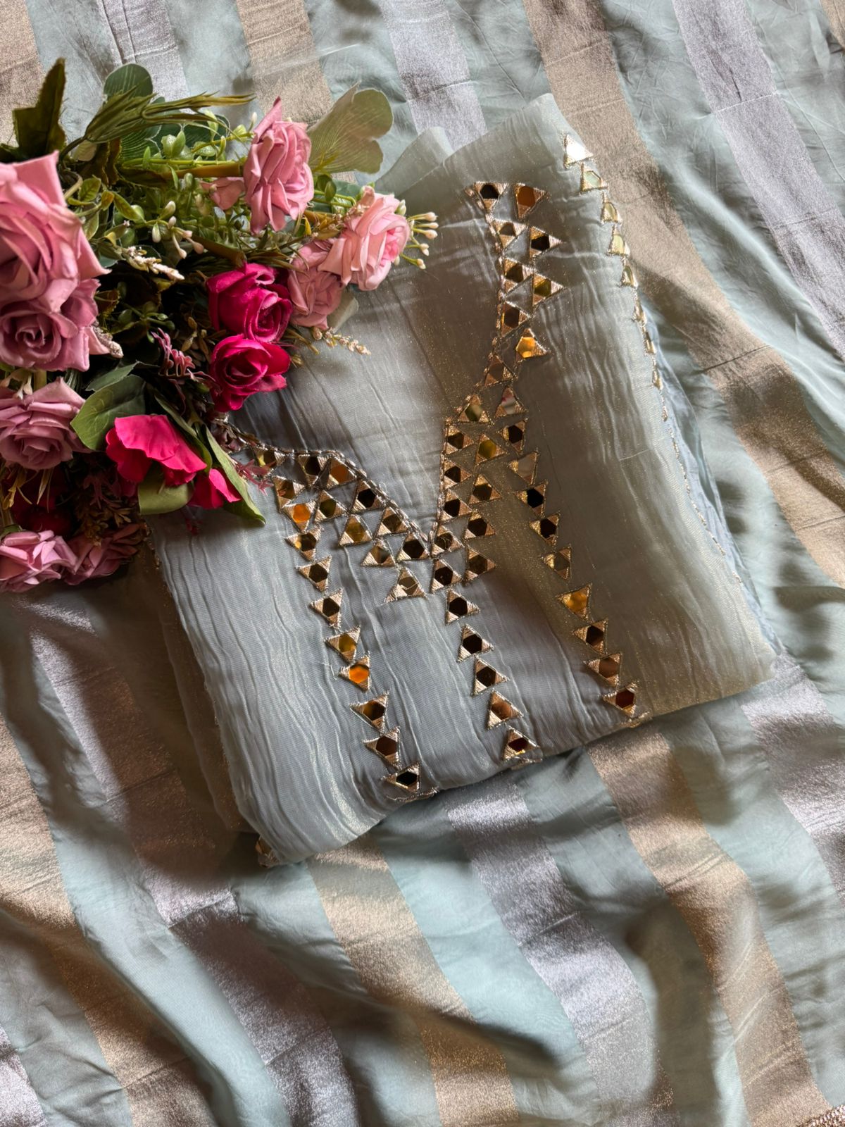 Crushed tissue unstitched Shirt