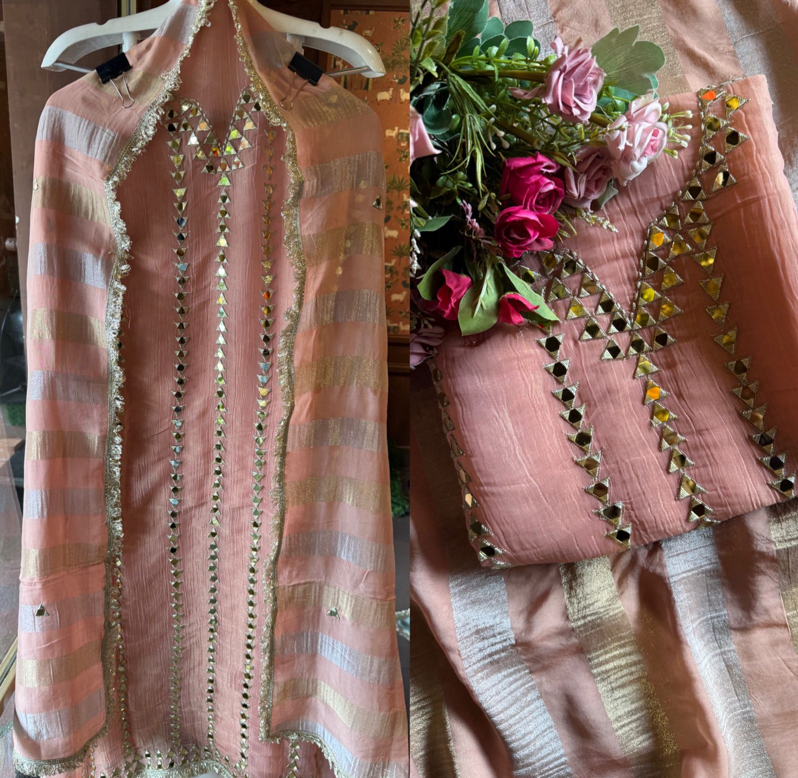 Crushed tissue unstitched Shirt