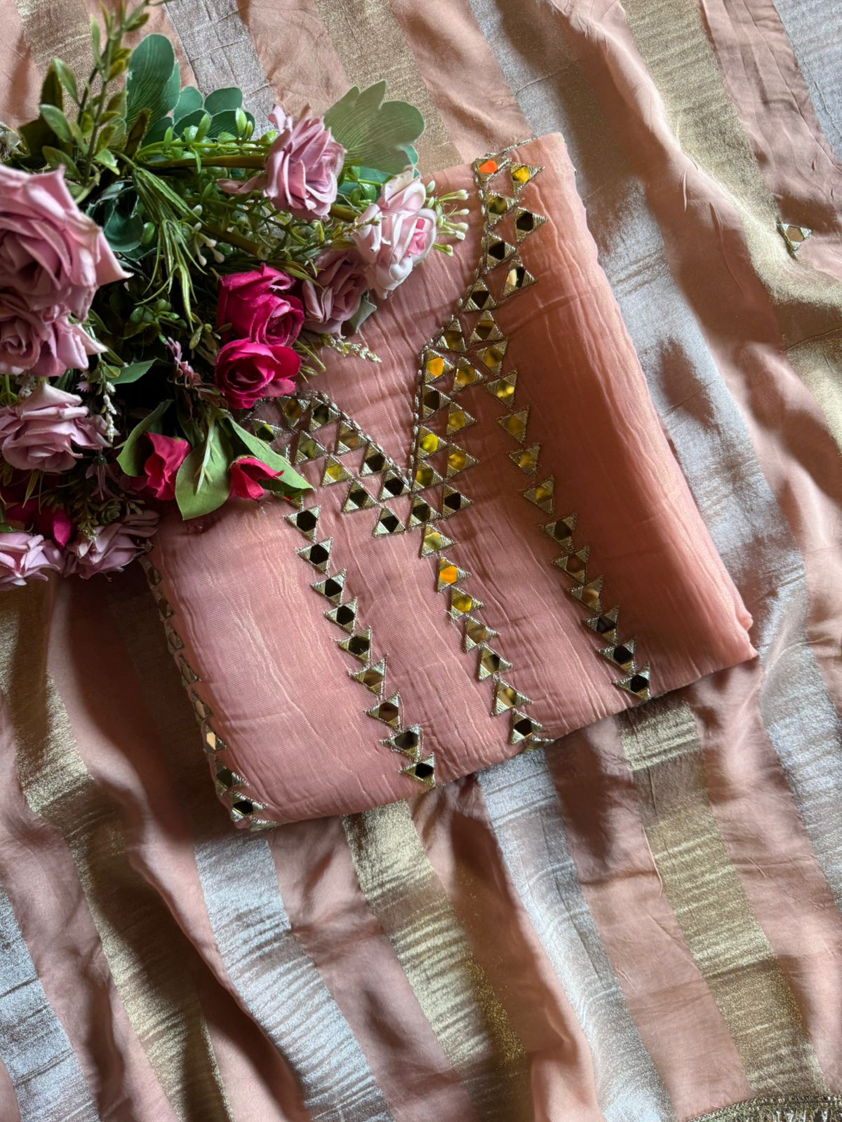 Crushed tissue unstitched Shirt