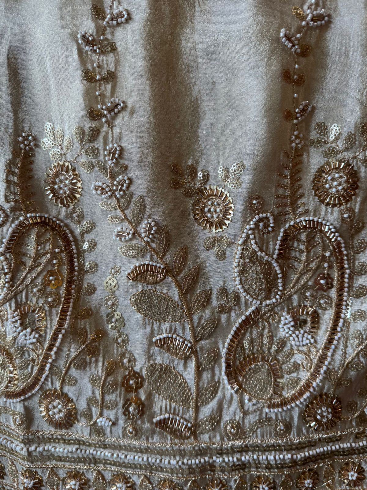 Shimmer tissue Unstitched Shirt