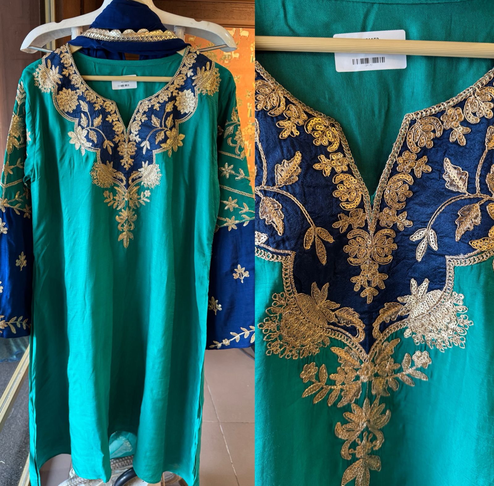 Pure 100% silk Kurta