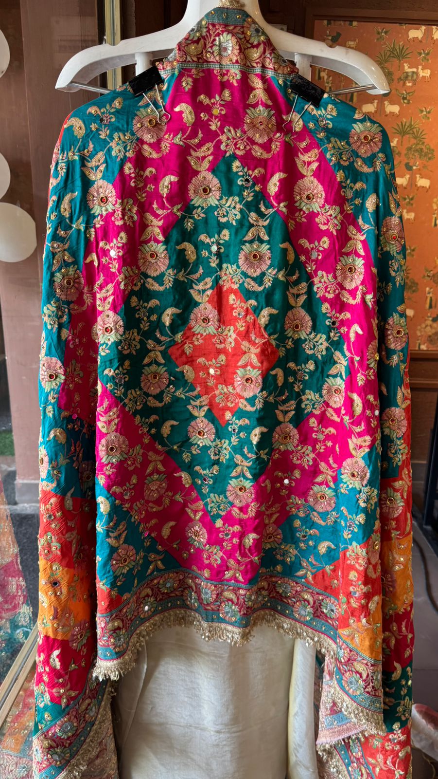 Shimmer tissue Unstitched Shirt