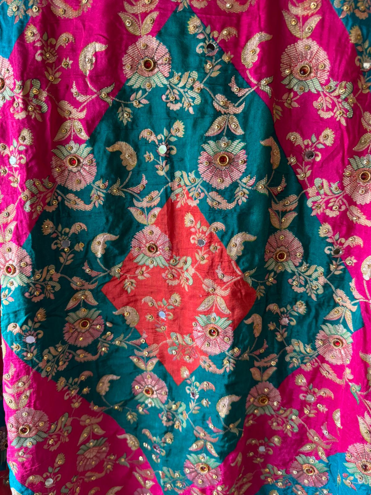 Shimmer tissue Unstitched Shirt