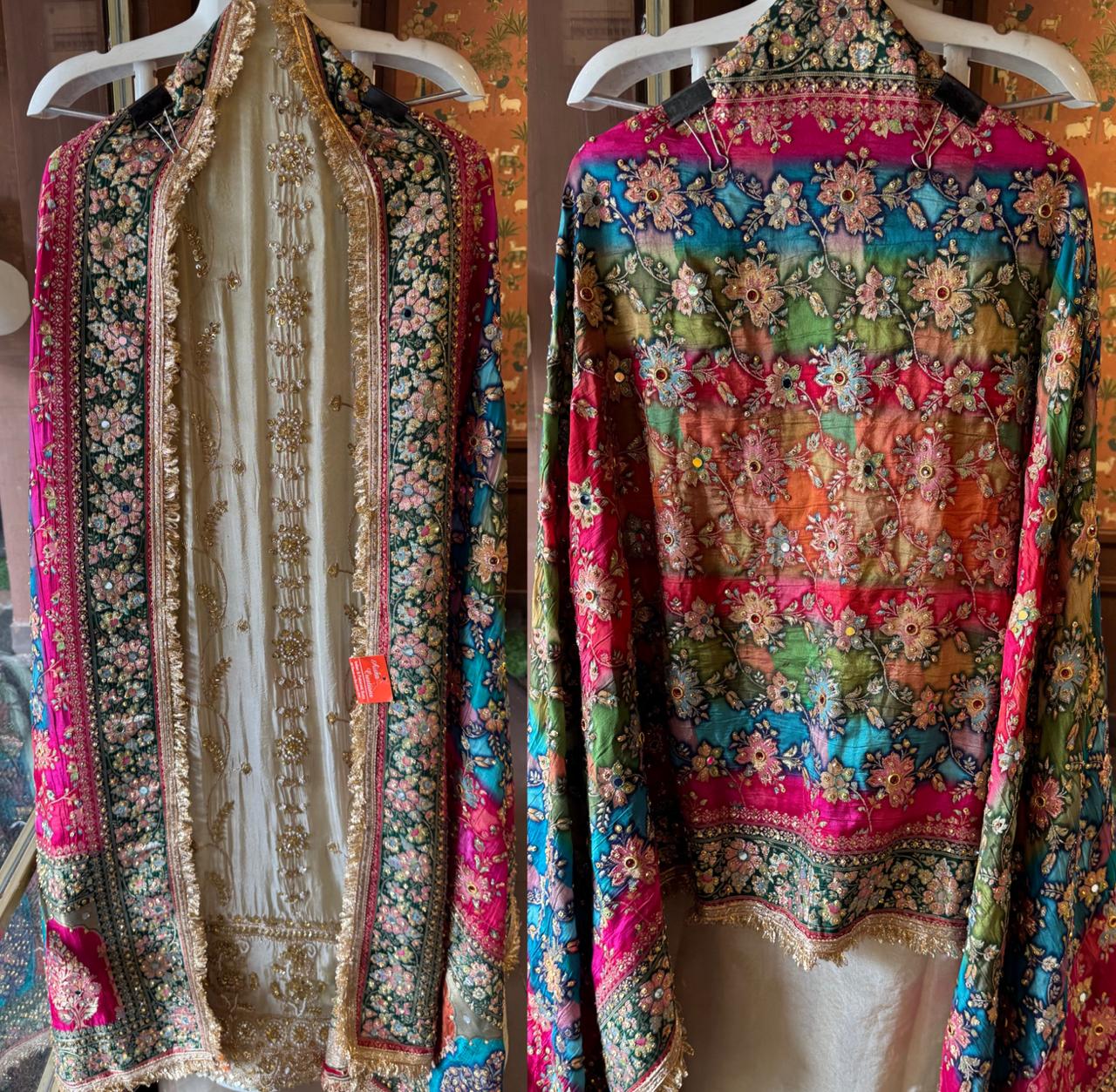 Shimmer tissue Unstitched Shirt