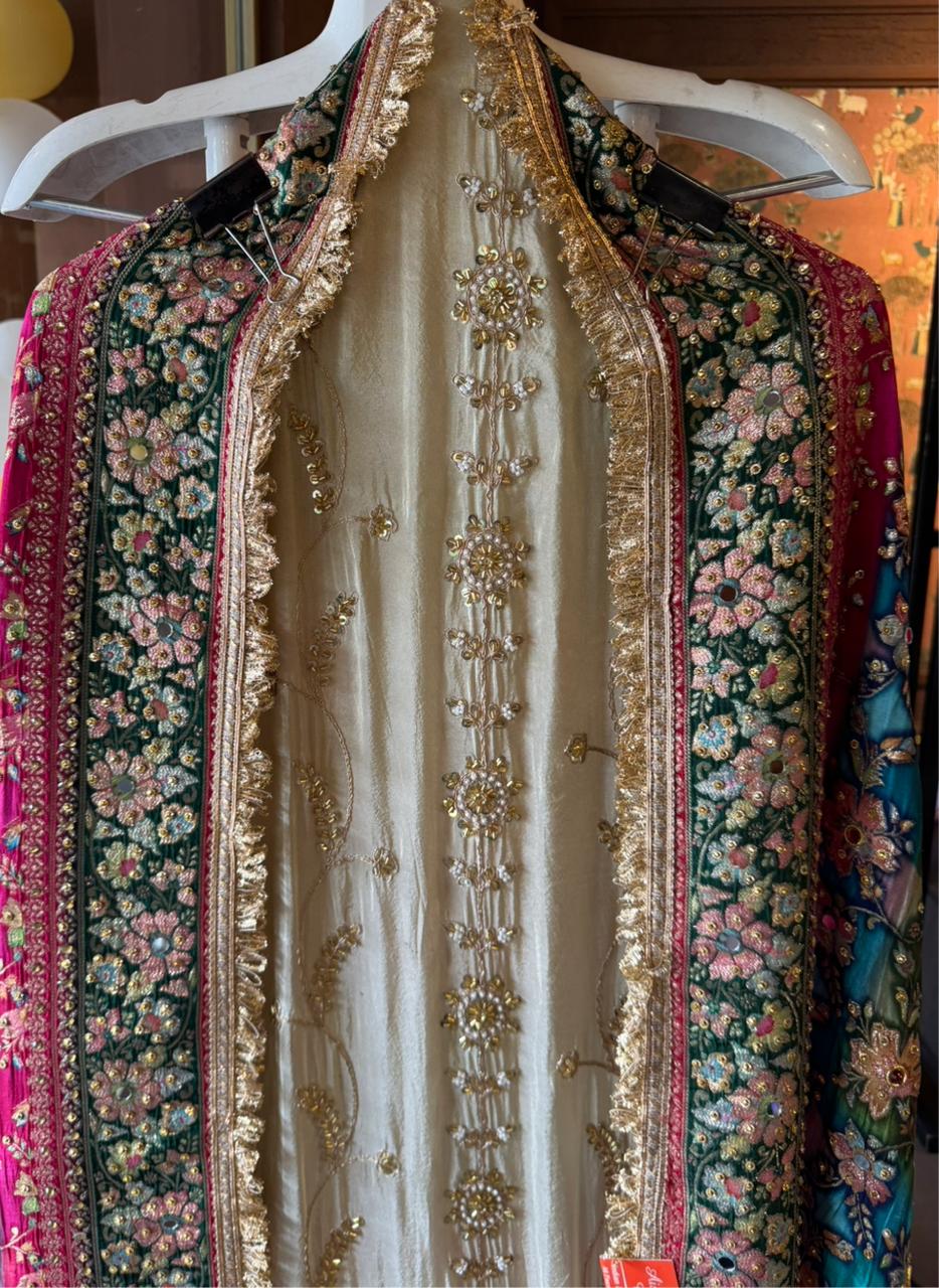 Shimmer tissue Unstitched Shirt