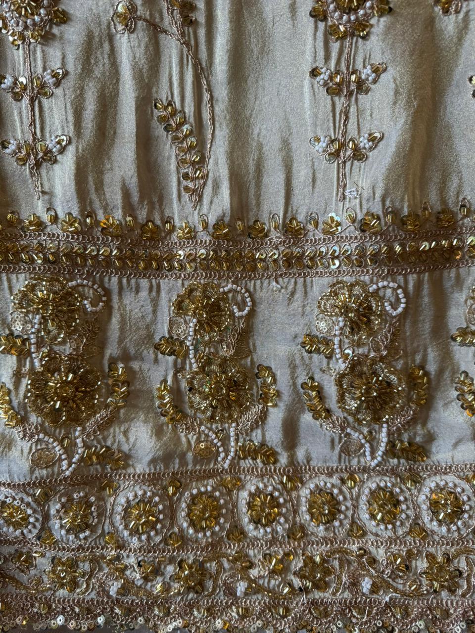 Shimmer tissue Unstitched Shirt