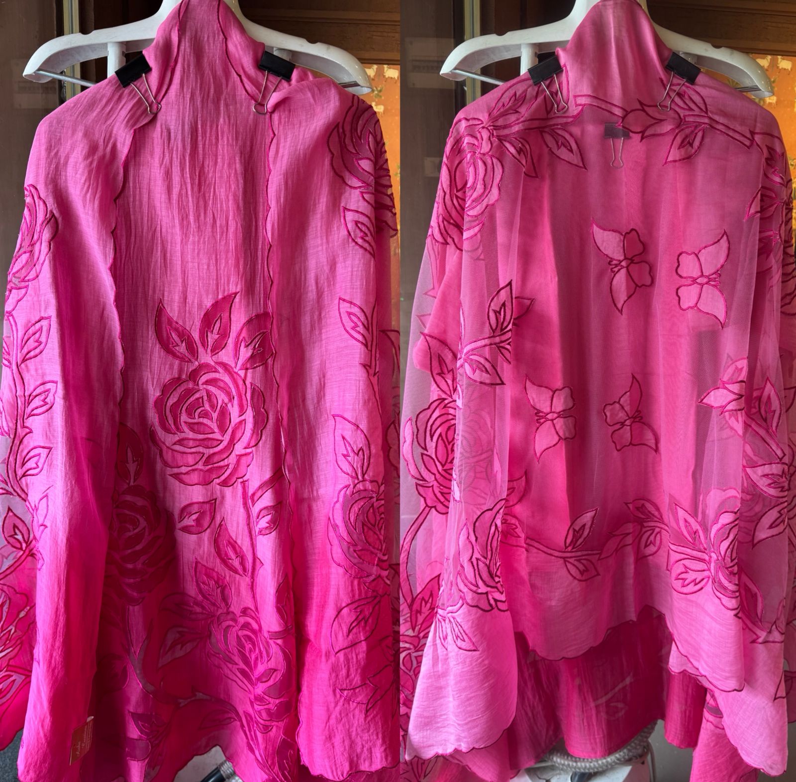 Pure Mul Chanderi ombré shades unstitched Kurta