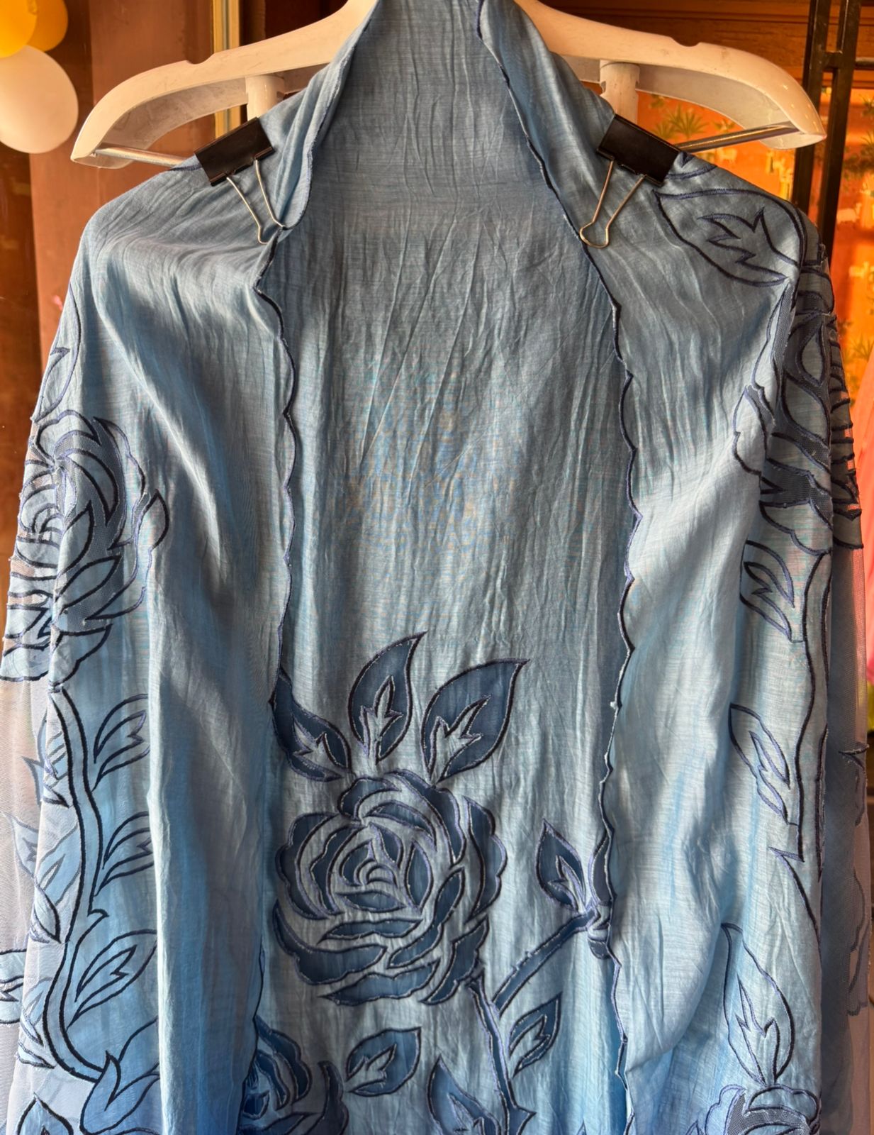 Pure Mul Chanderi ombré shades unstitched Kurta