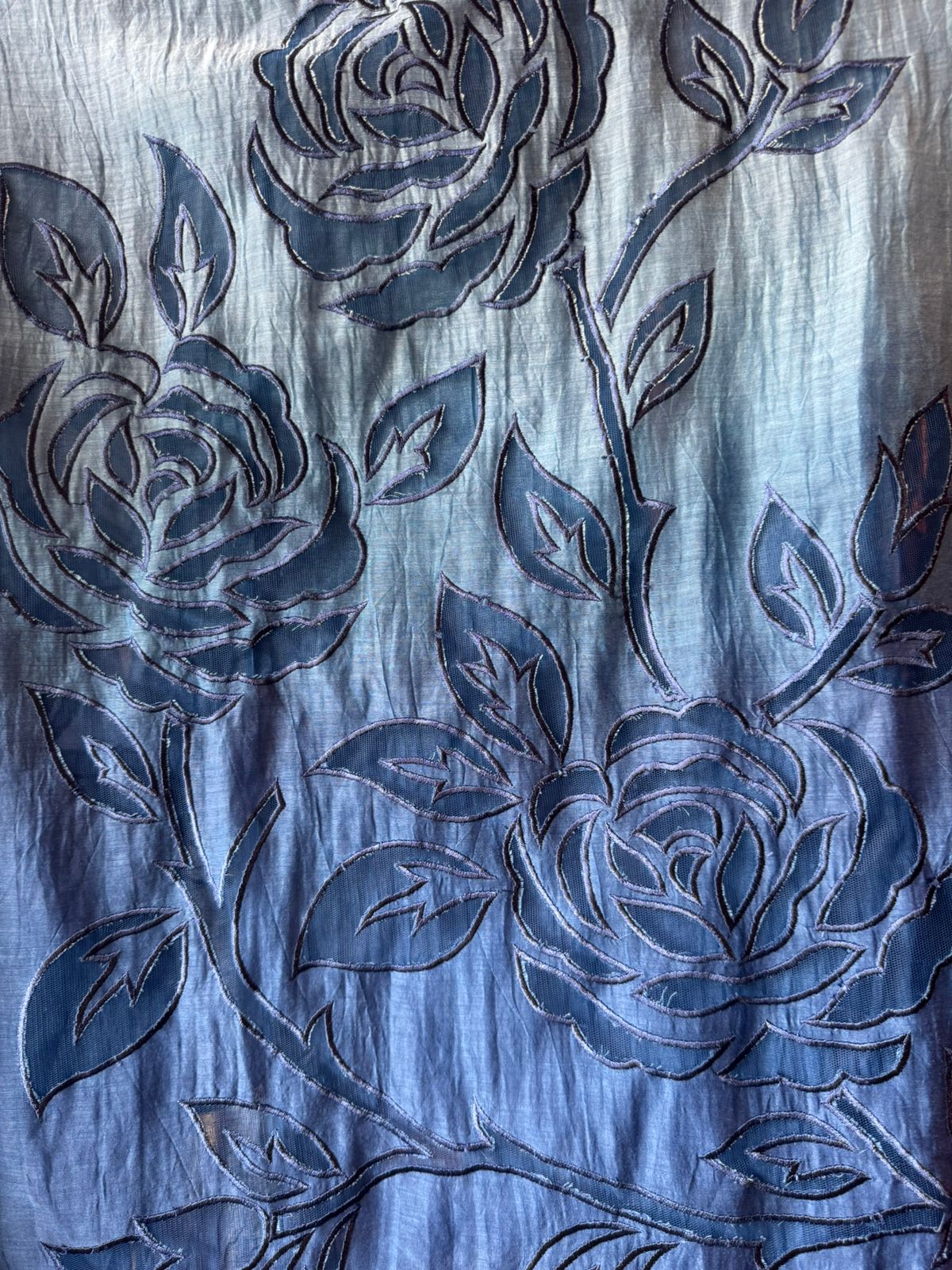 Pure Mul Chanderi ombré shades unstitched Kurta