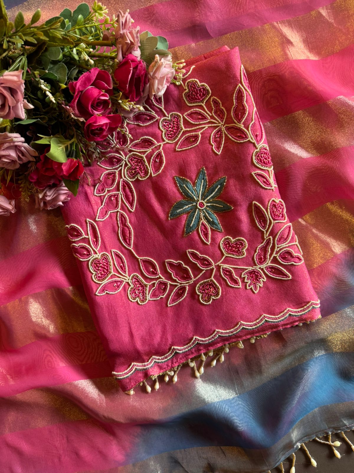 Tissue fabric Unstitched shirt