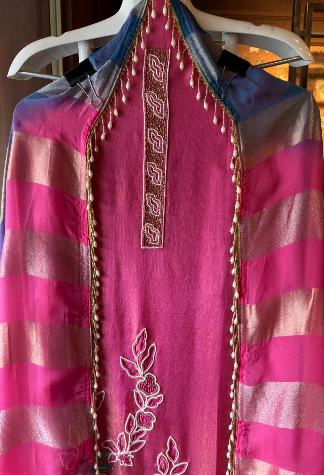 Tissue fabric Unstitched shirt