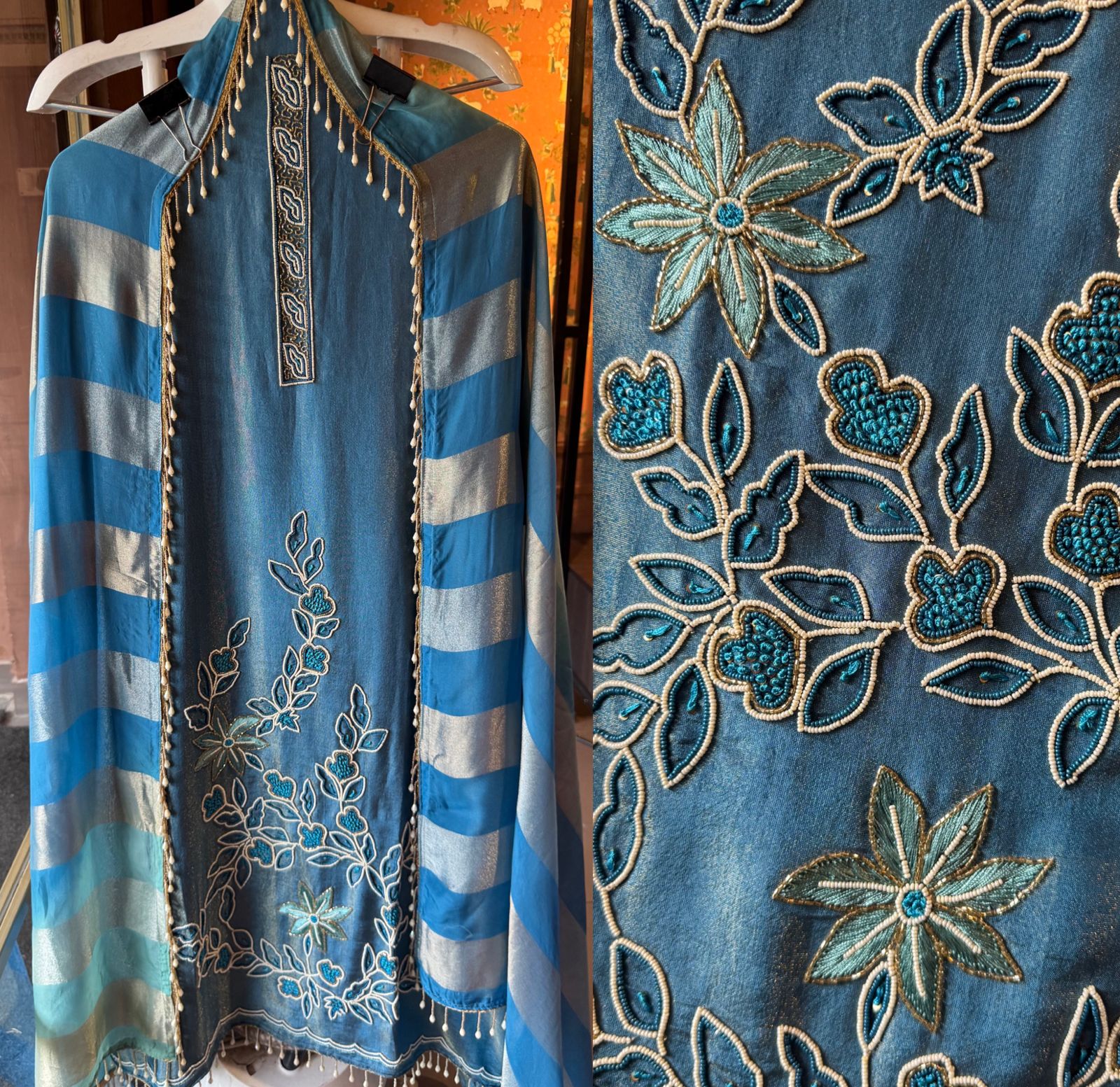 Tissue fabric Unstitched shirt