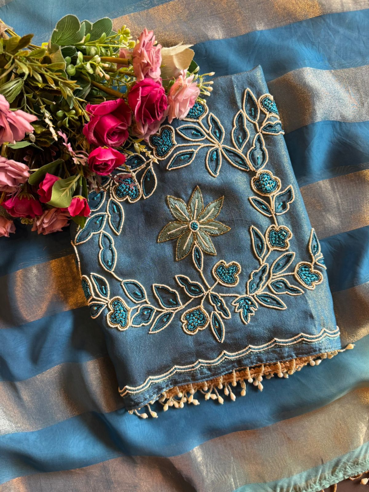 Tissue fabric Unstitched shirt