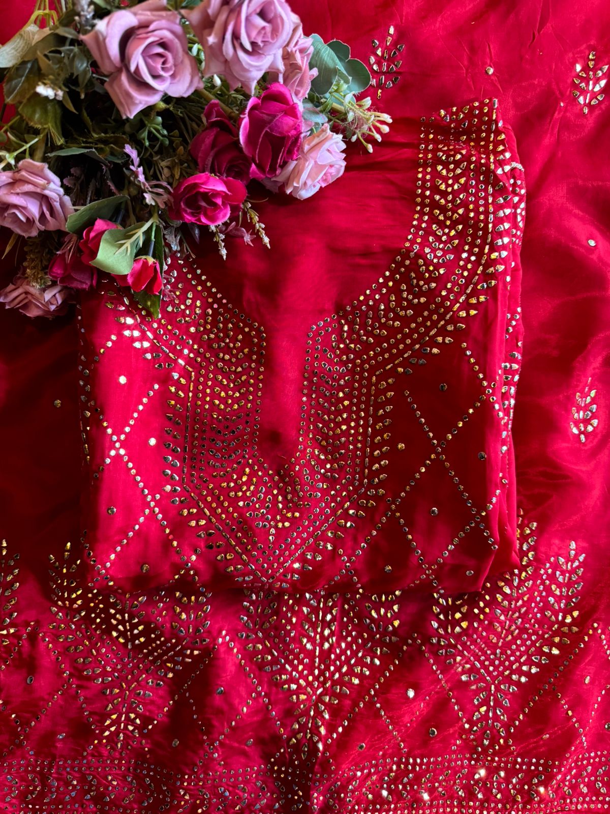 Glass tissue Unstitched Kurta