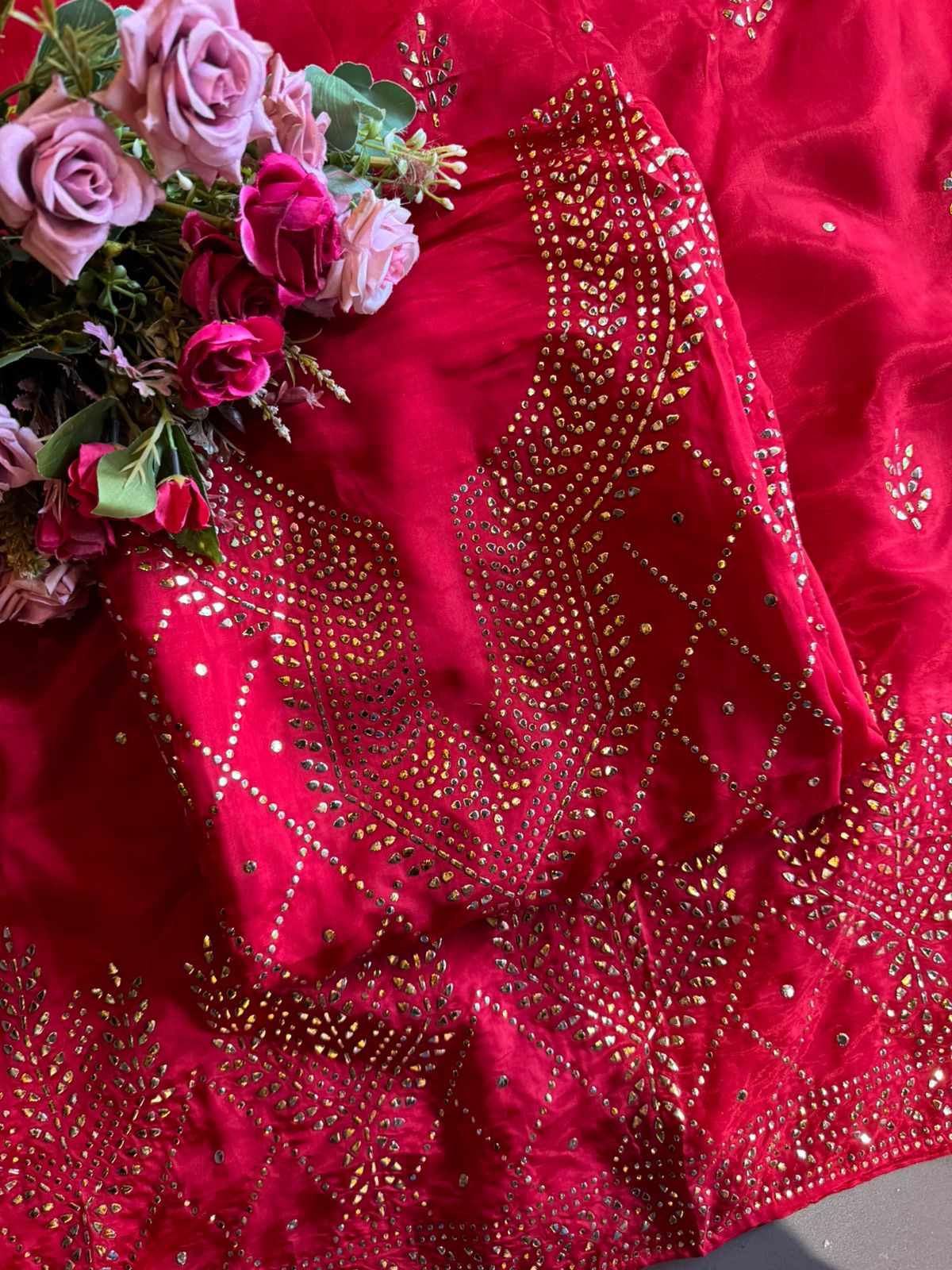 Glass tissue Unstitched Kurta