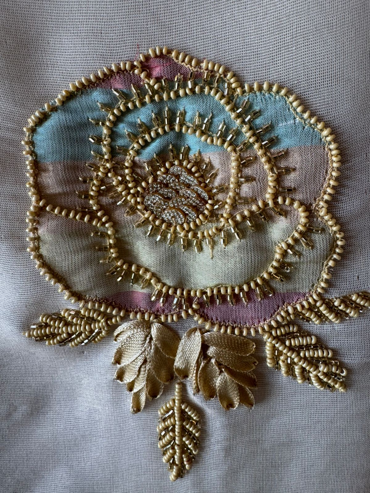 Organza Silk Unstitched Shirt