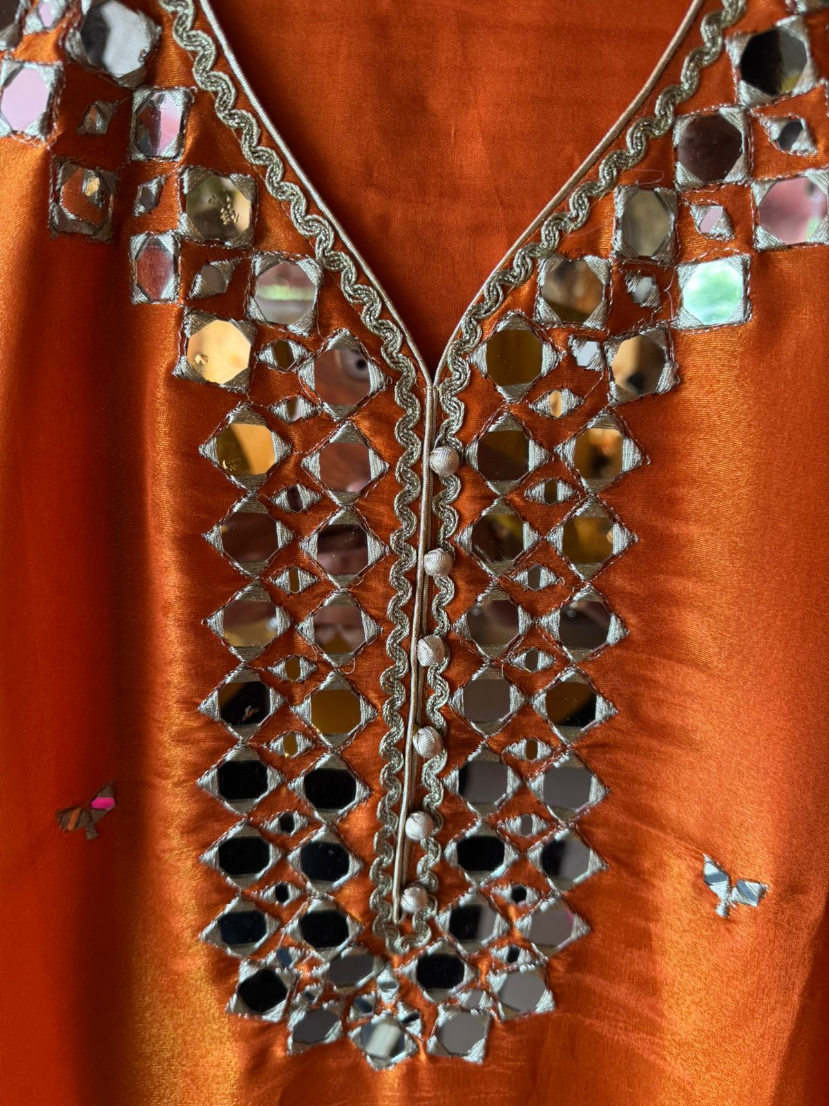 Shimmer tissue unstitched Suits