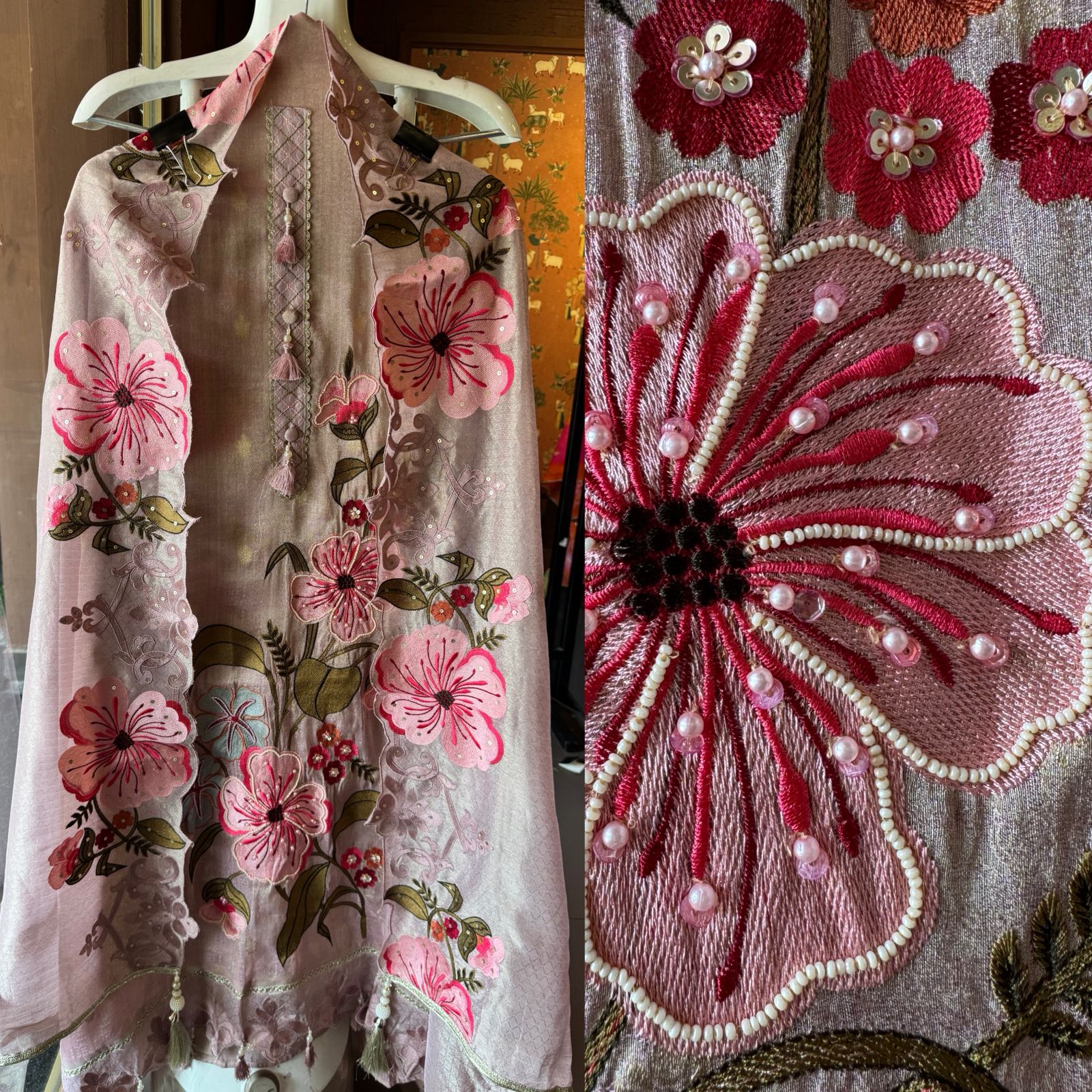 Shimmer tissue unstitched Shirt