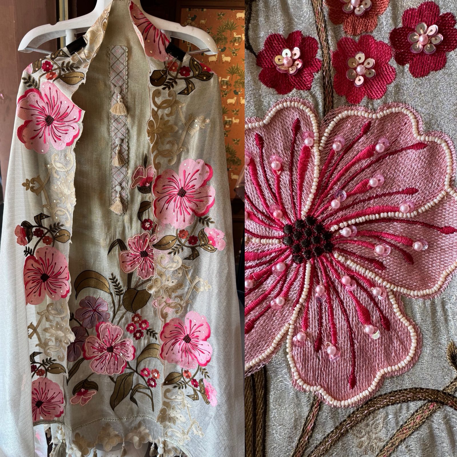 Shimmer tissue unstitched Shirt