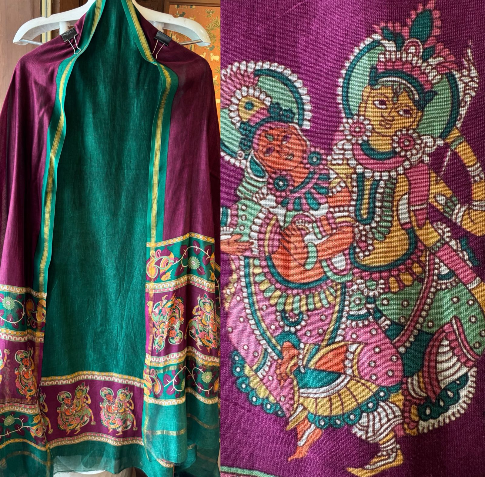 Maheshwari Silk Designer suit