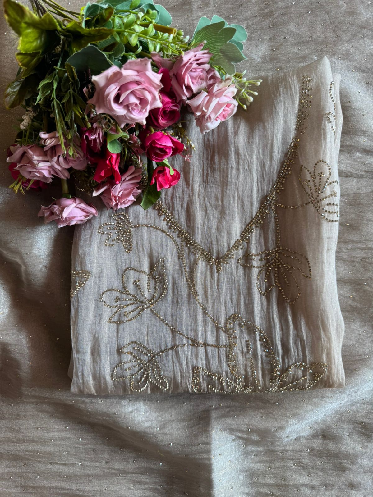 Beautiful unstitched tissue suit