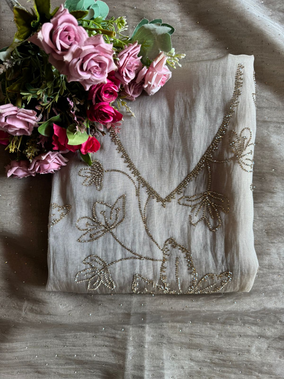 Beautiful unstitched tissue suit