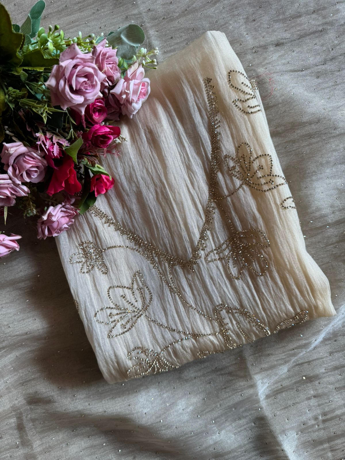 Beautiful unstitched tissue suit