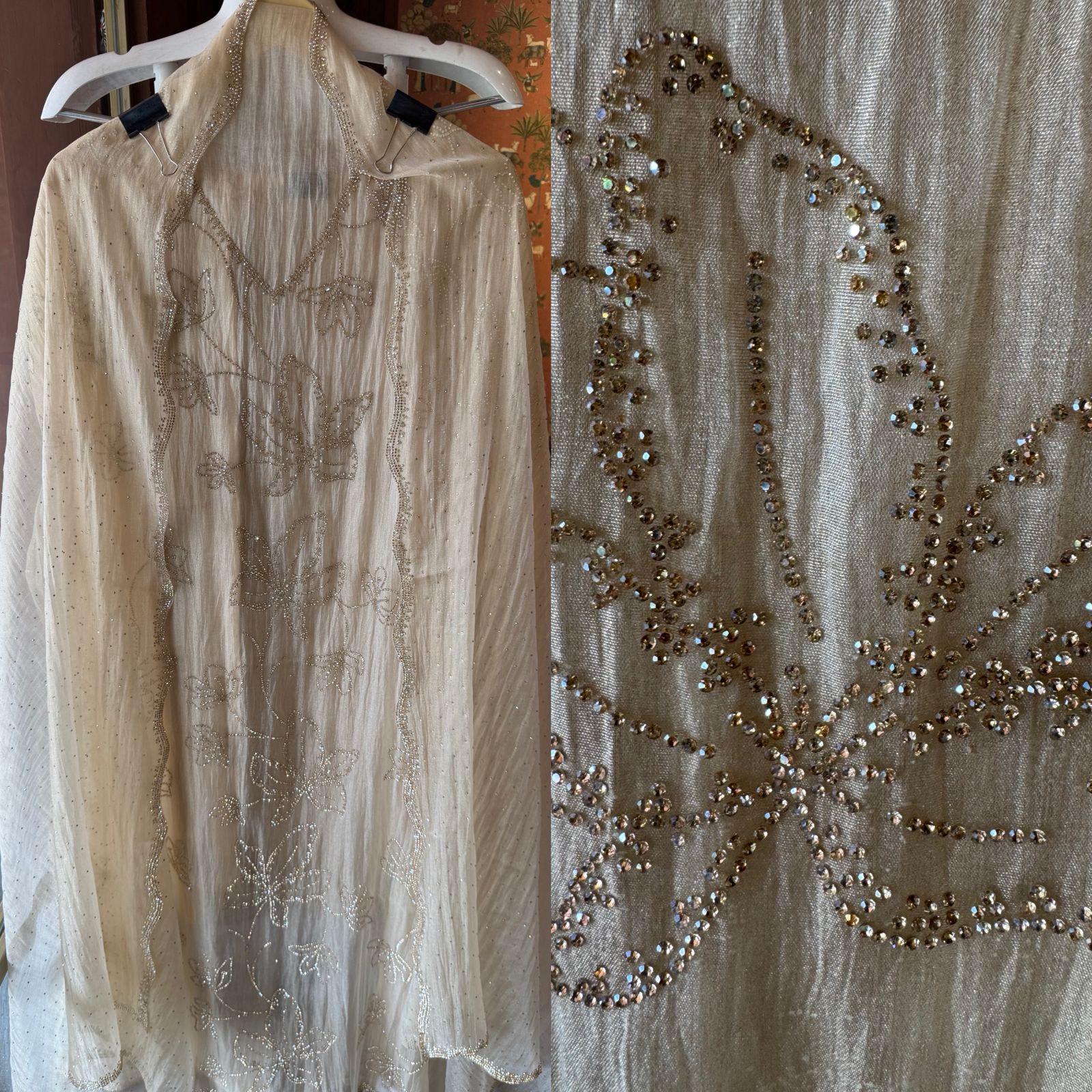 Beautiful unstitched tissue suit