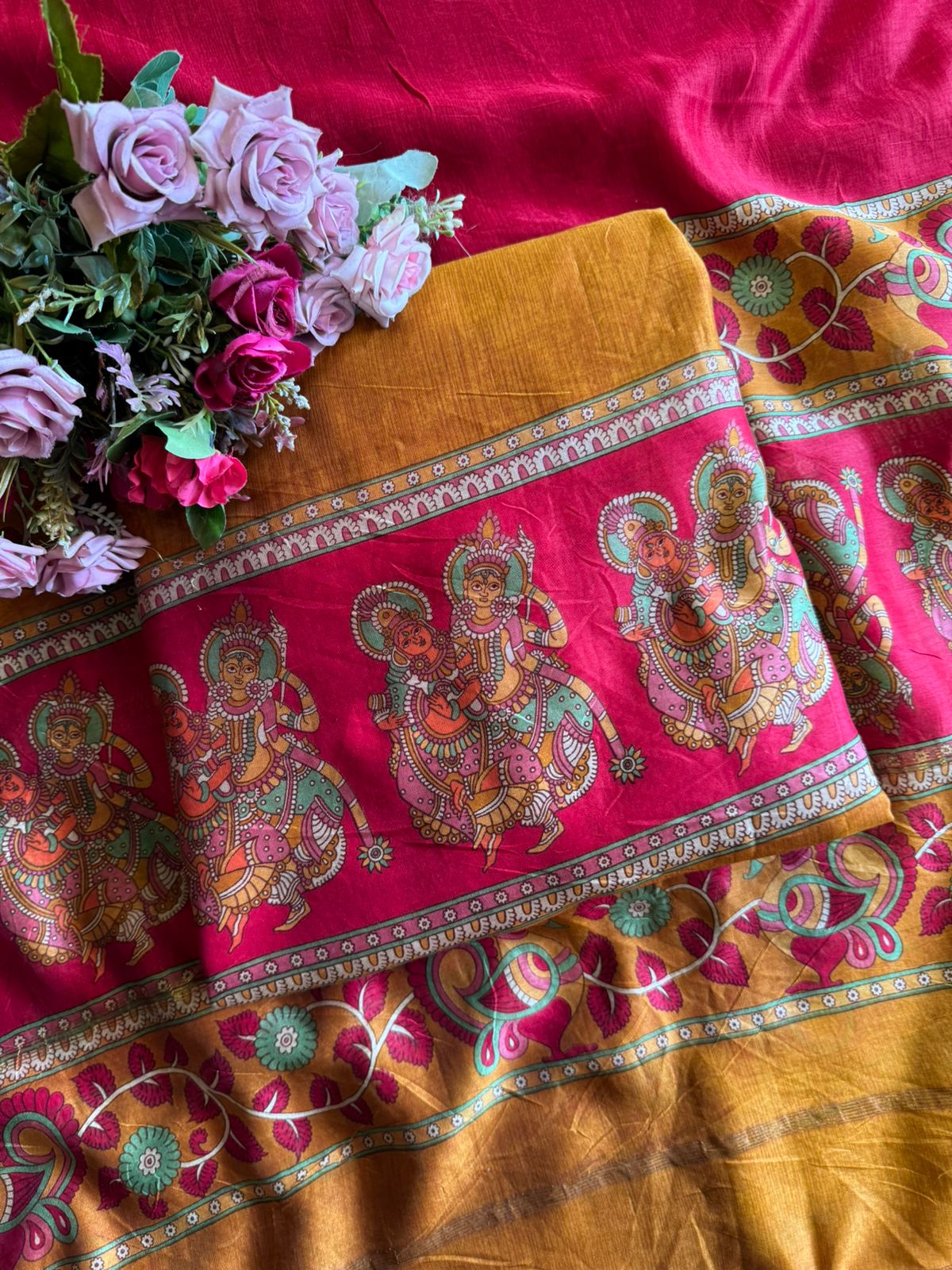 Maheshwari Silk Designer suit