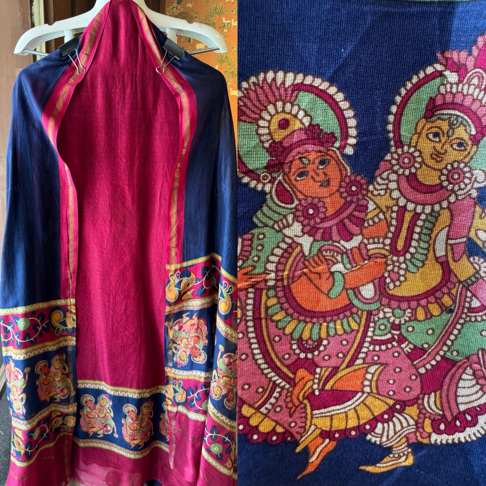 Maheshwari Silk Designer suit