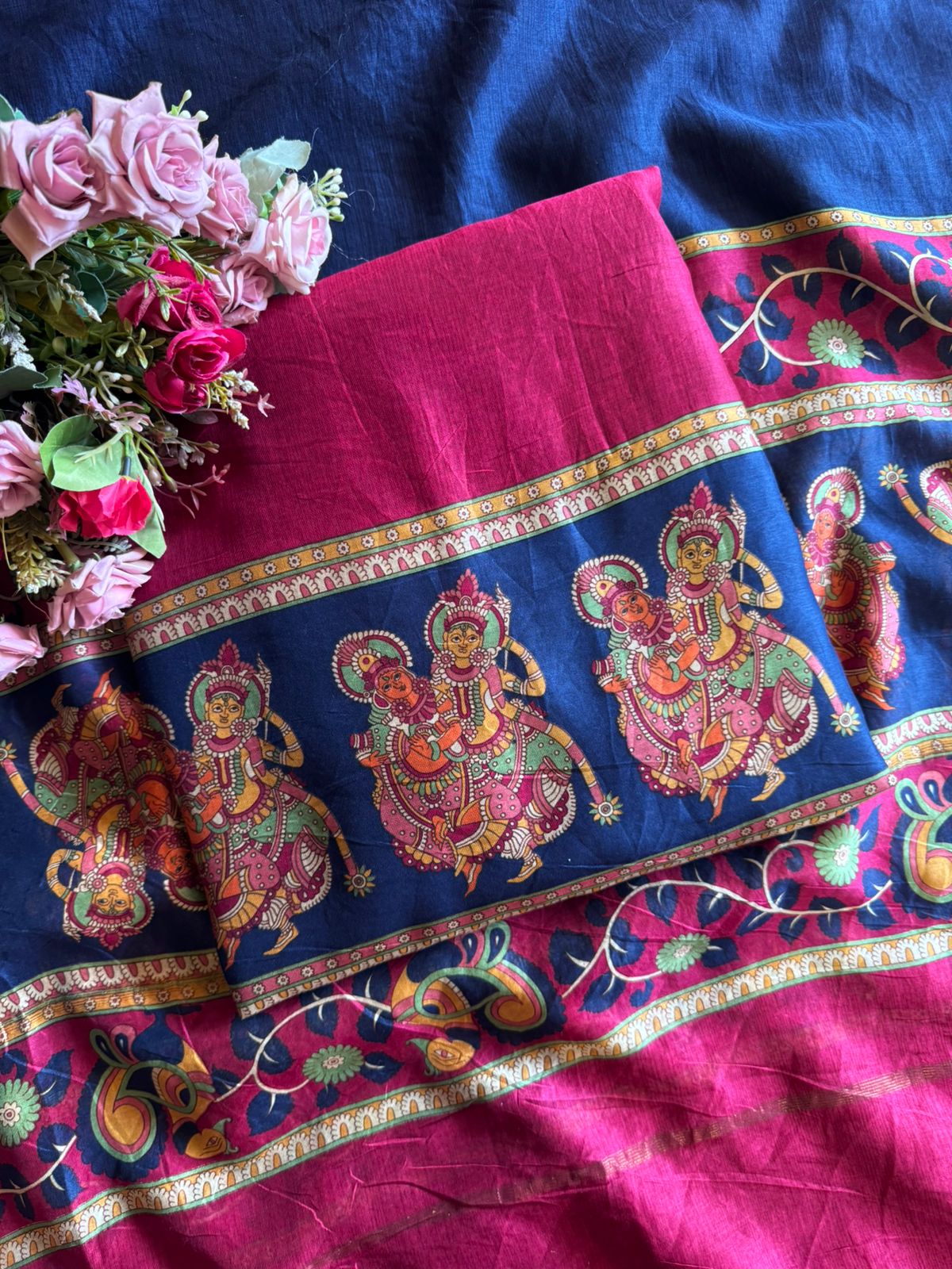 Maheshwari Silk Designer suit