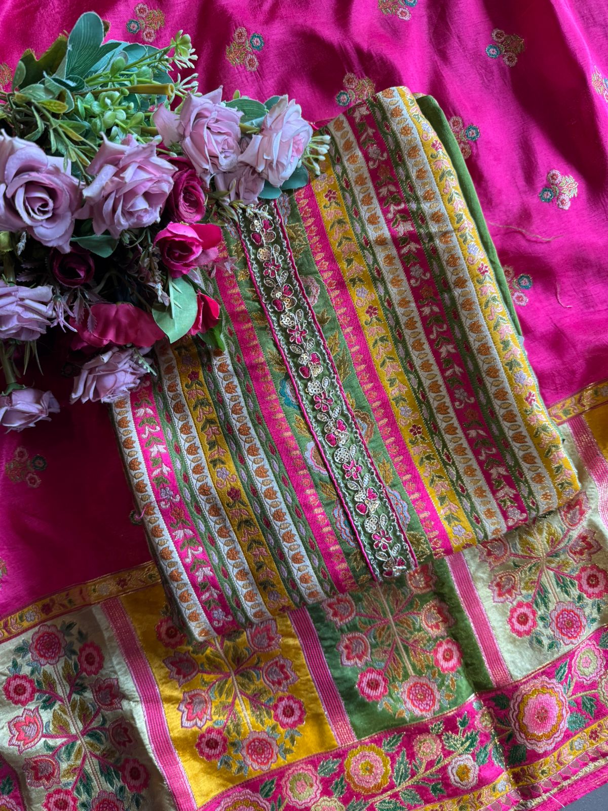 Beautiful ethnic outfit suit