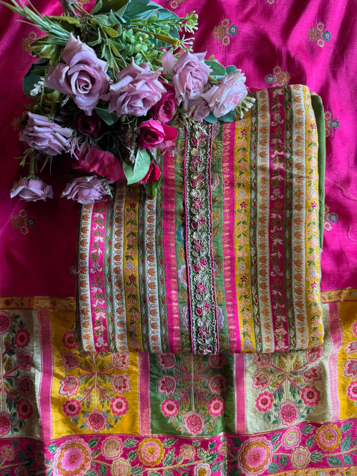 Beautiful ethnic outfit suit