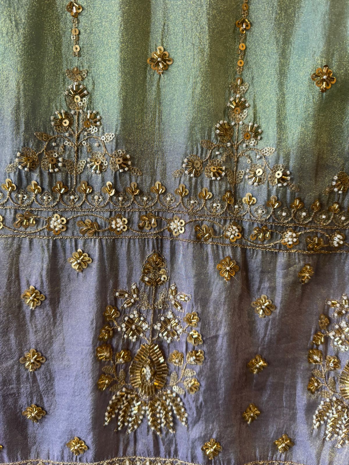 Shimmer sharara set festive ethnic outfit