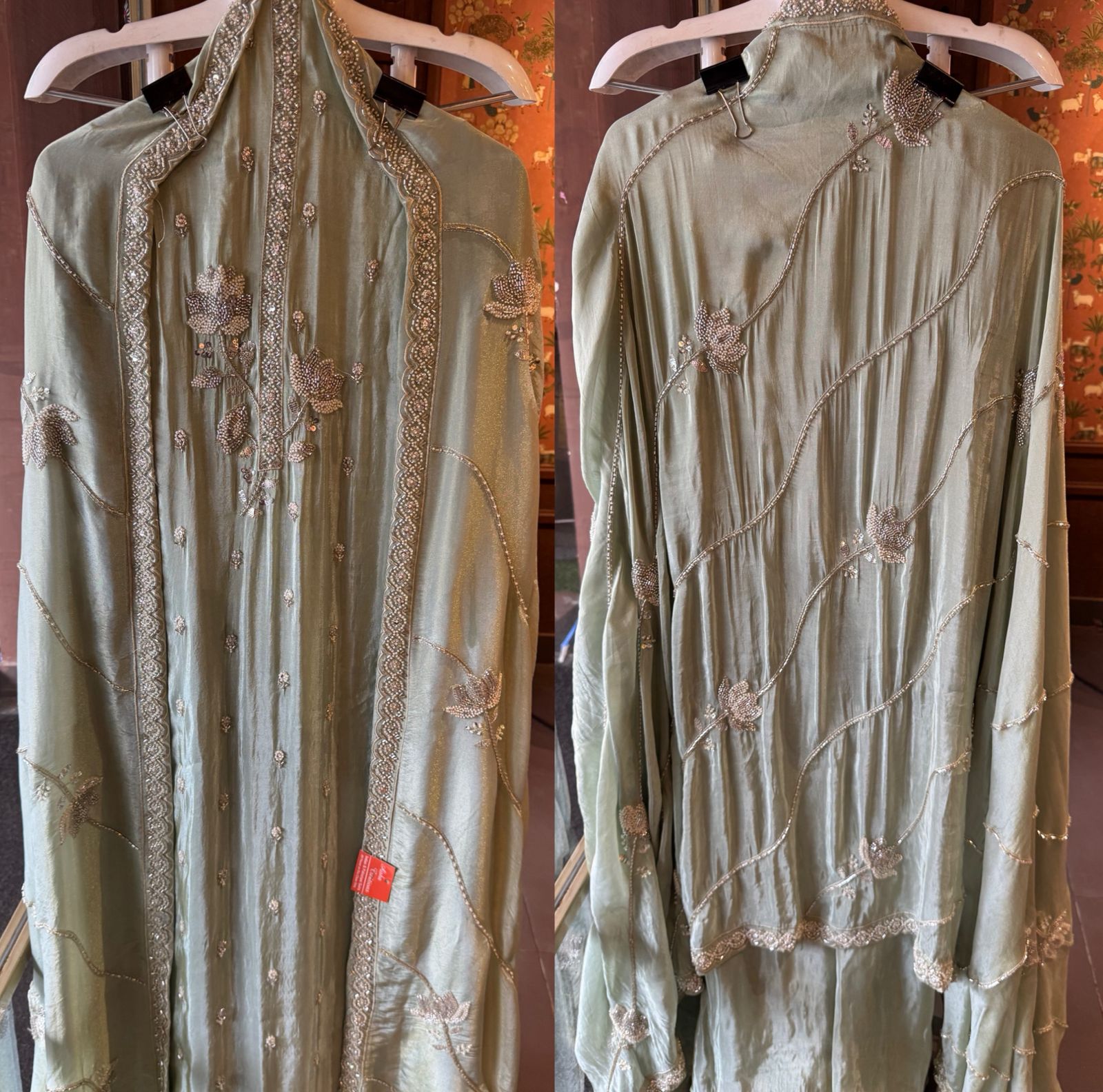 Pure shimmer tissue shirt