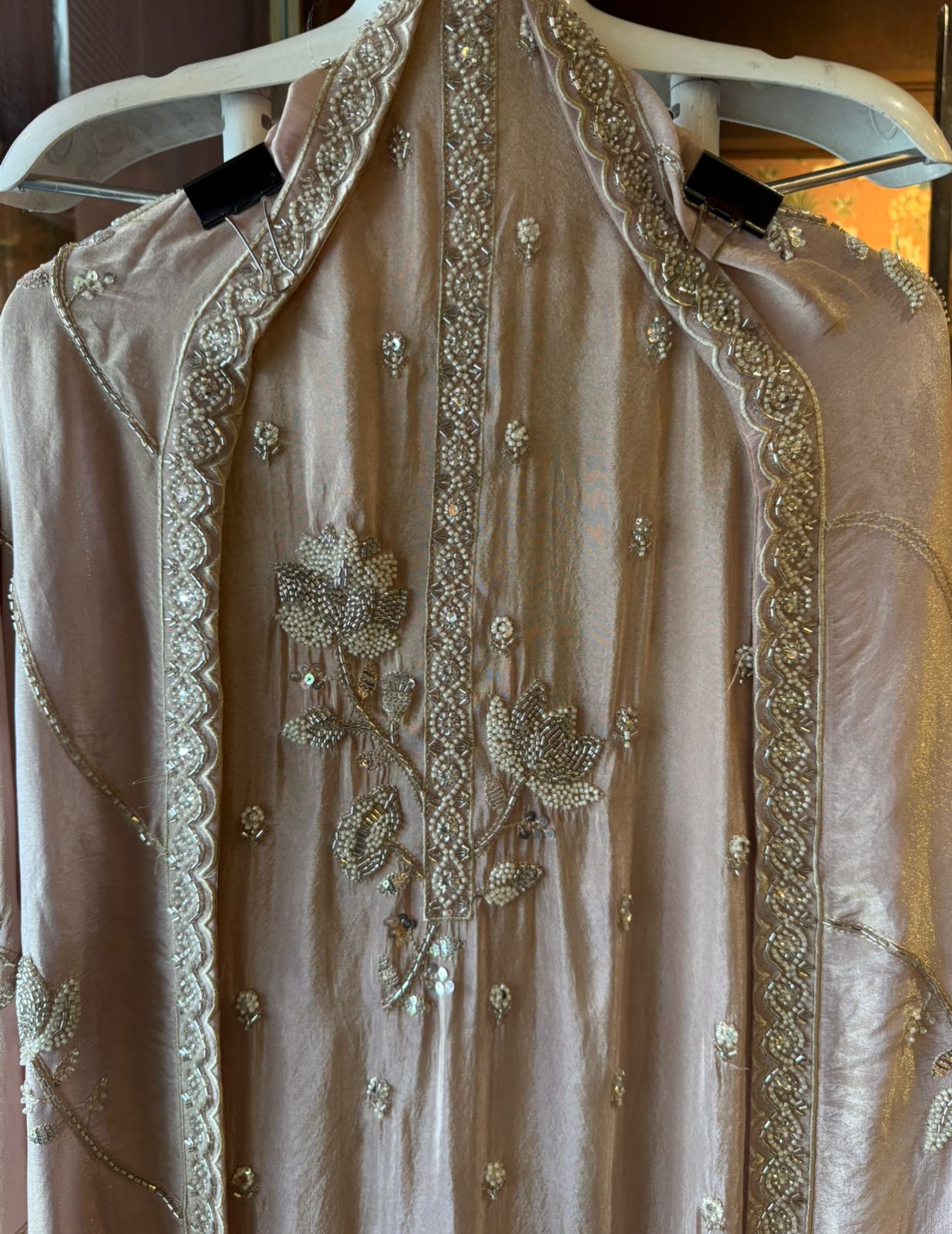 Pure shimmer tissue shirt