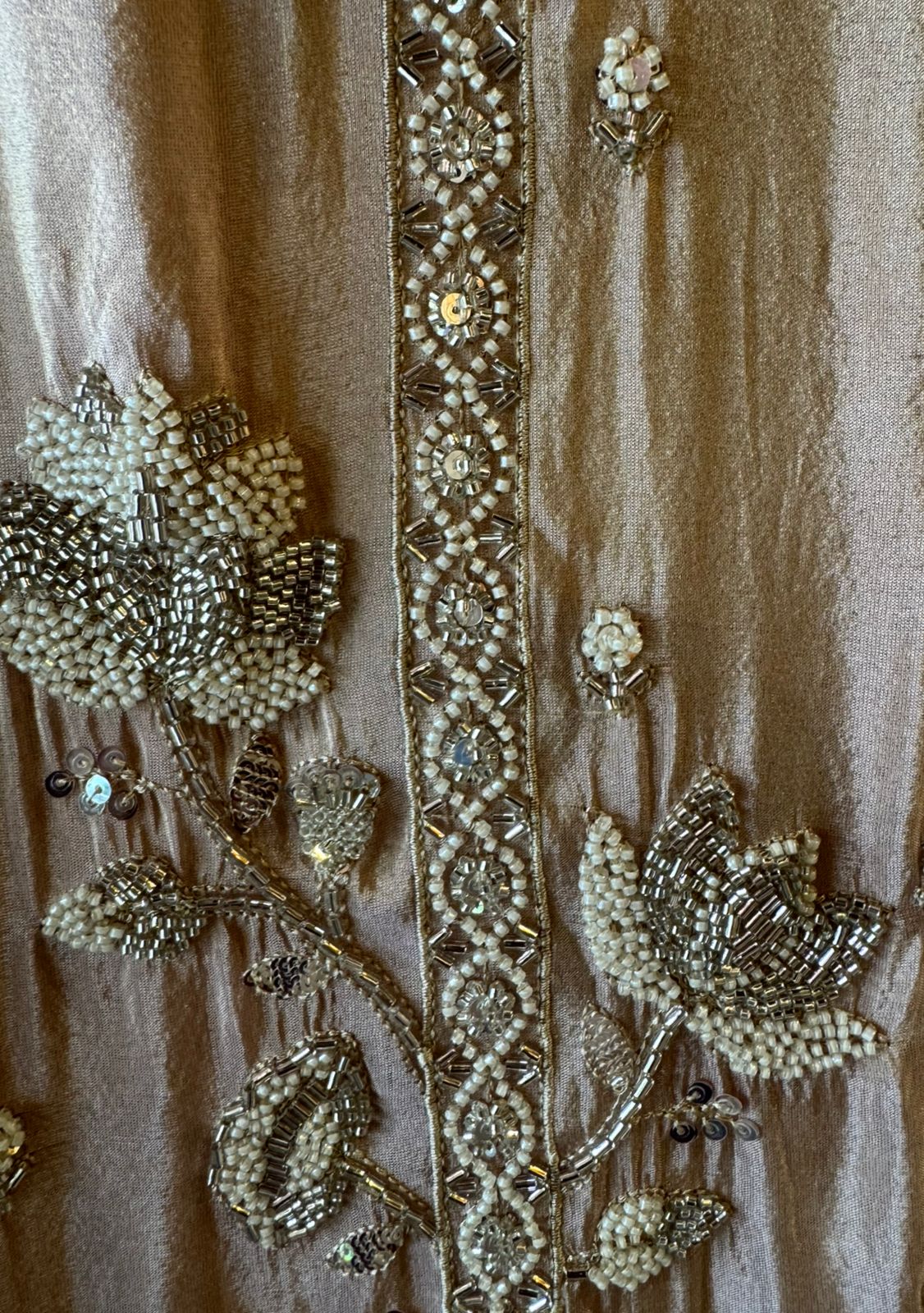 Pure shimmer tissue shirt