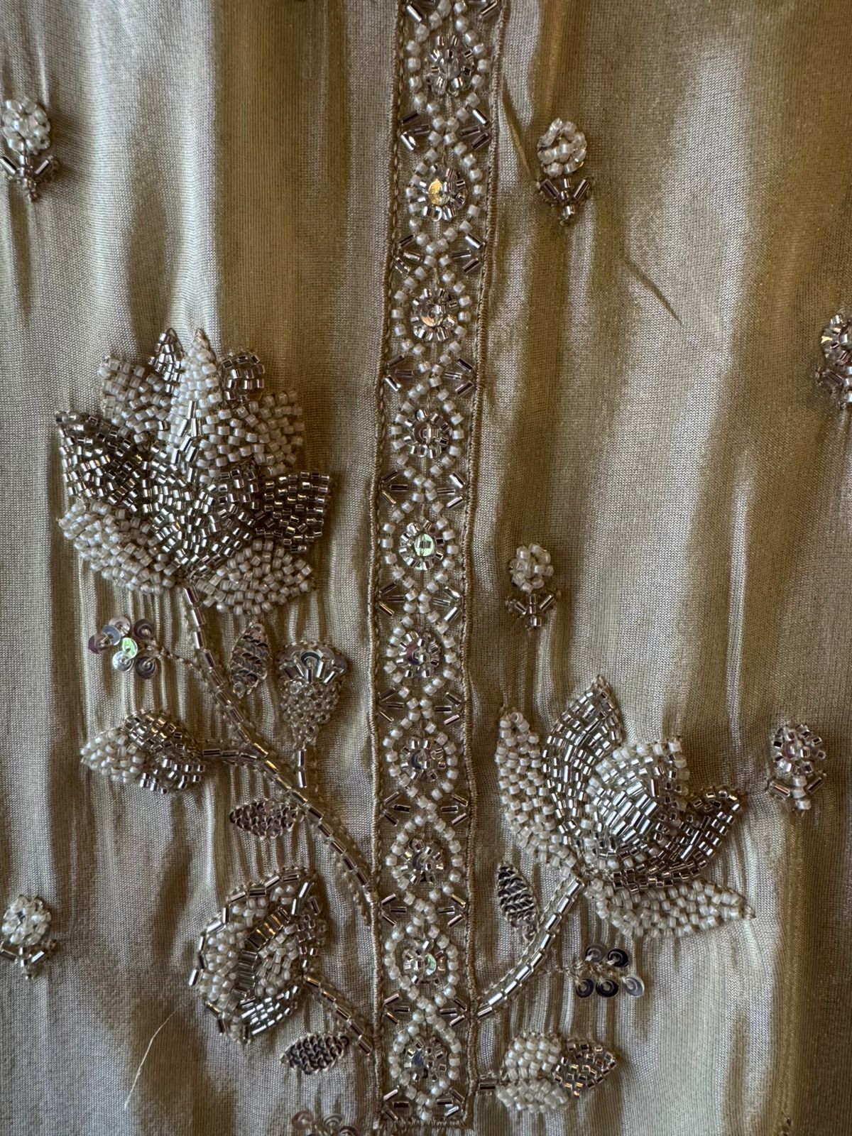 Pure shimmer tissue shirt