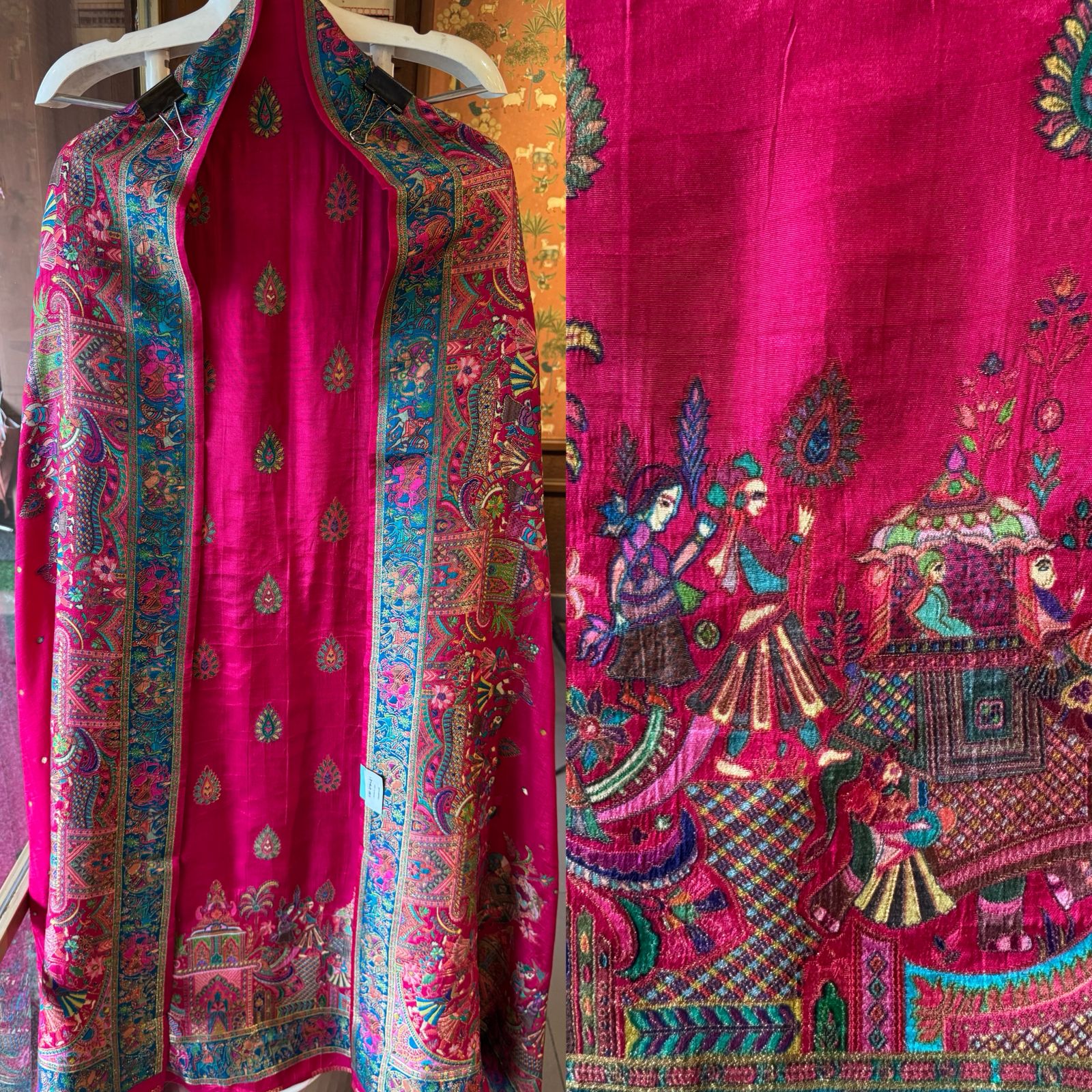 Soft Silk Unstitched shirt